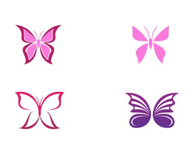 Güzellik kelebek simgesi tasarım