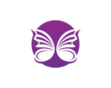 Güzellik kelebek simgesi tasarım