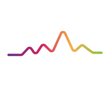 Ses dalgaları illüstrasyon vektör