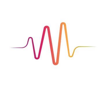 Ses dalgaları illüstrasyon vektör