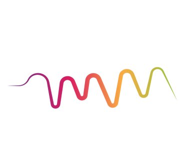 Ses dalgaları illüstrasyon vektör