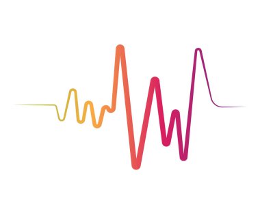 Ses dalgaları illüstrasyon vektör