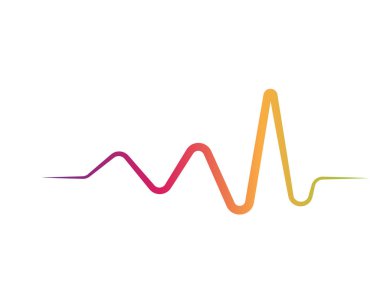 Ses dalgaları illüstrasyon vektör