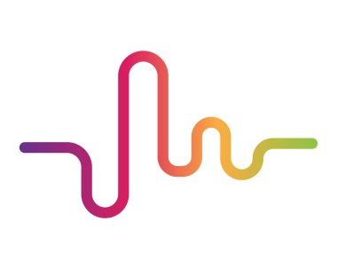 Ses dalgaları illüstrasyon vektör