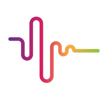 Ses dalgaları illüstrasyon vektör