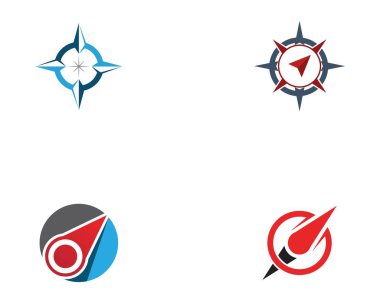 Pusula Logo Şablonu vektör resimleme tasarımı 