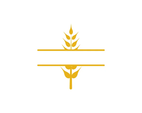 農業小麦ベクター — ストックベクタ