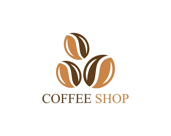 Modello logo tazza di caffè — Vettoriale Stock