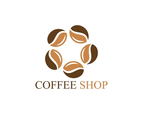 Vorlage Kaffeetasse Logo — Stockvektor