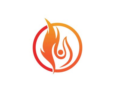 İnek Logo Şablonu vektör simgesi