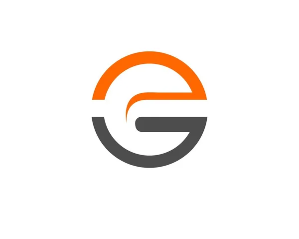 Circle line  Logo Template vector icon — Stock Vector