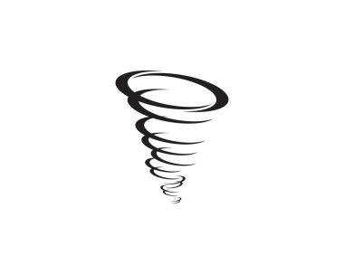 Tornado sembolü vektör illüstrasyon