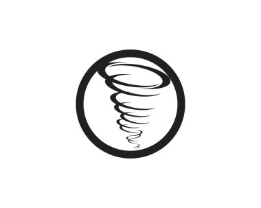 Tornado sembolü vektör illüstrasyon
