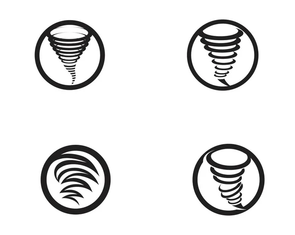 Symbol tornádo, ilustrace — Stockový vektor