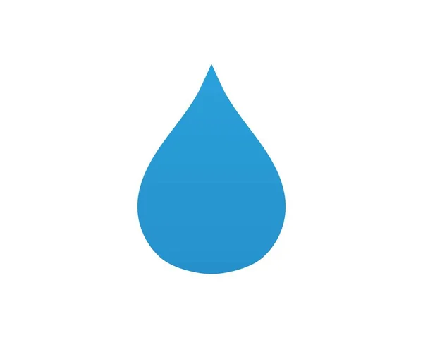 Gota de agua Logo Plantilla vector — Archivo Imágenes Vectoriales