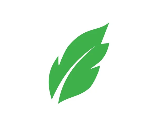 Logos of green Tree leaf ecology