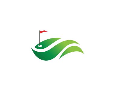 Golf kulübü simgeleri öğeleri ve logo vektör görüntüleri semboller