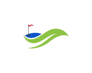 Golf kulübü simgeleri öğeleri ve logo vektör görüntüleri semboller