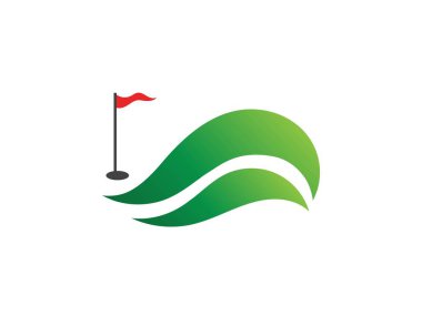 Golf kulübü simgeleri öğeleri ve logo vektör görüntüleri semboller