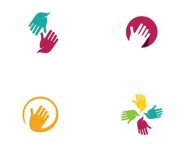 El Bakımı Logo Şablonu vektör simgesi İş - Vektörler