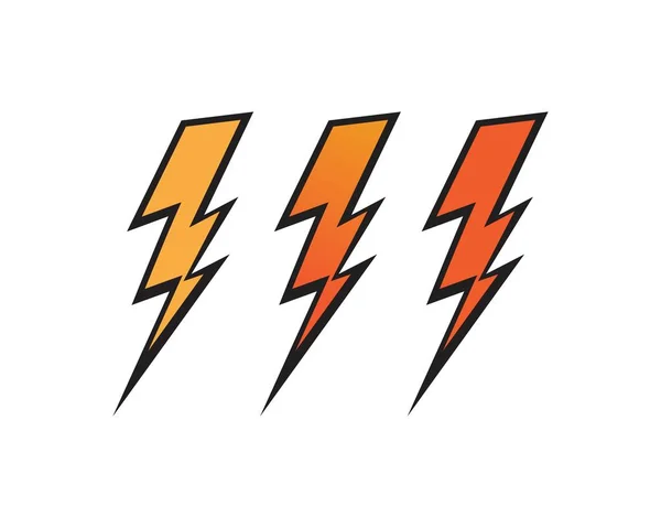 Lightning bout flash bliksemschicht pictogrammen vector — Stockvector