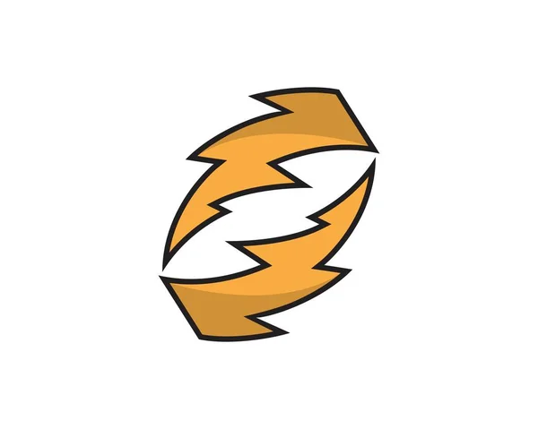 Relâmpago parafuso flash thunderbolt ícones vetor — Vetor de Stock
