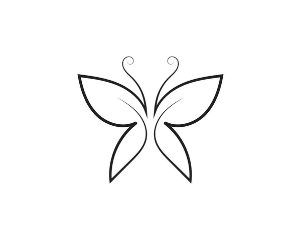 Дизайн иконки Beauty Butterfly — стоковый вектор