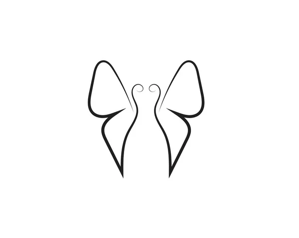 Beauty Butterfly icon design — Stock Vector