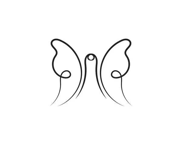 Beauty Butterfly icon design — Stock Vector