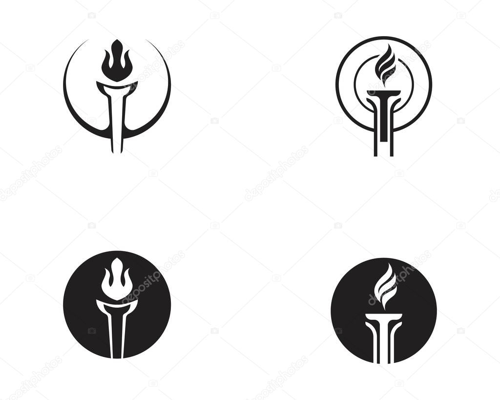 Initial T for Torch logo design inspiration
