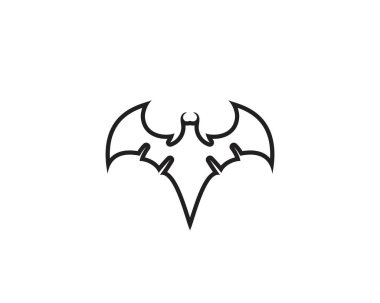  Yarasa logosu ve sembol şablonu