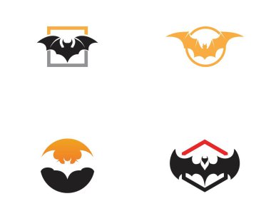  Yarasa logosu ve sembol şablonu