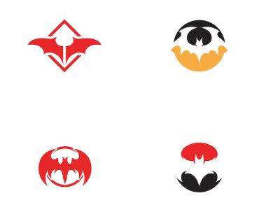 Yarasa logosu ve sembol şablonu