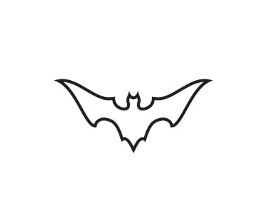  Yarasa logosu ve sembol şablonu
