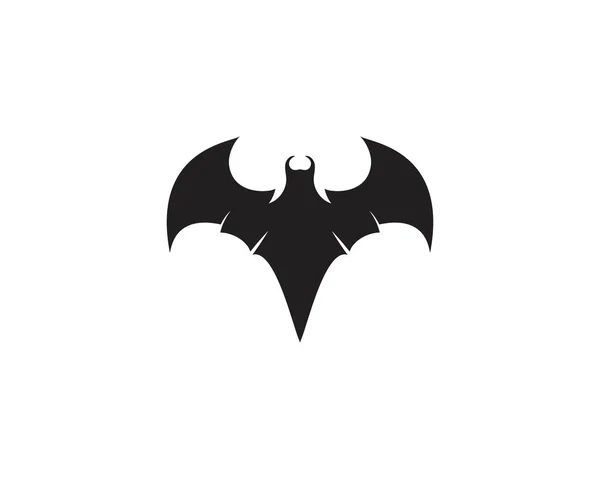 Bat Logo Modello Simbolo — Vettoriale Stock