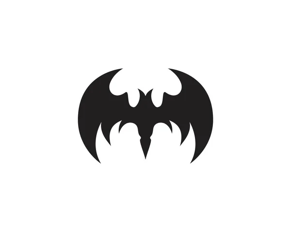 Fledermaus Logo Und Symbolvorlage — Stockvektor