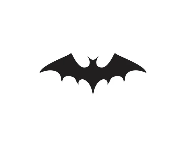 Bat Logo Modello Simbolo — Vettoriale Stock
