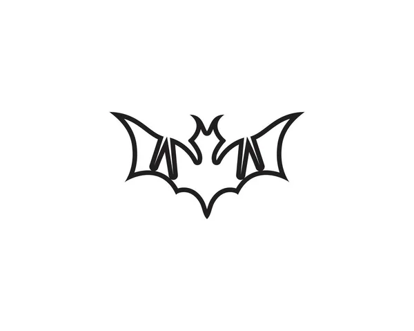 Логотип Кажанів Шаблон Символів — стоковий вектор