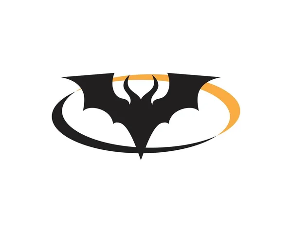 Шаблон Логотипа Символов Летучей Мыши — стоковый вектор