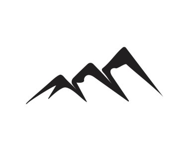 Minimalist Manzara Dağ logo tasarım ilham
