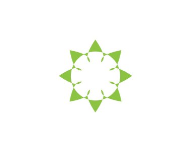  Yeşil yaprak logo ekoloji doğa eleman 