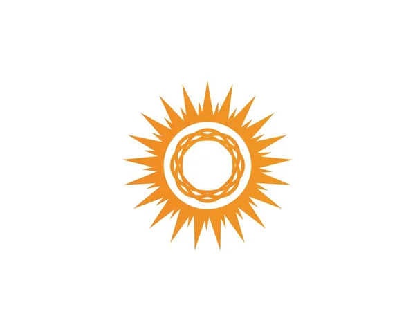 Sun logo genérico Icon Template — Archivo Imágenes Vectoriales