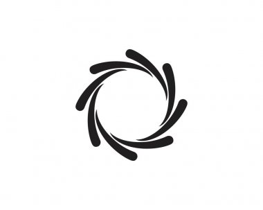 Girdap vektör çizim simgesi