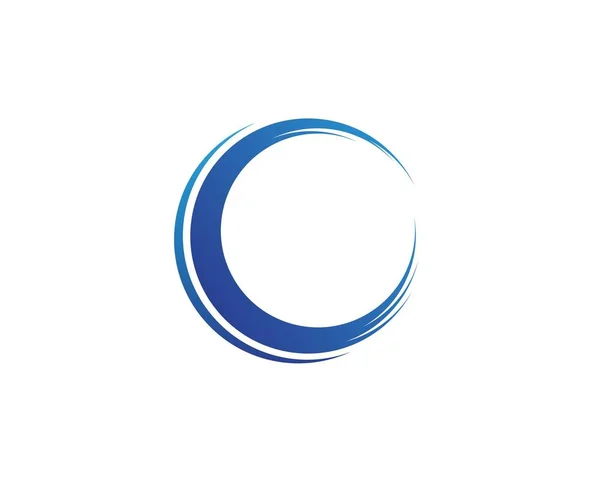 C Wave logo vektor illustration design — Stock vektor