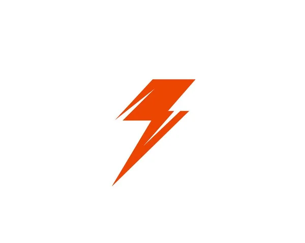 Flash poder thunderbolt iconos vector — Vector de stock