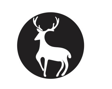 Geyik vektör simge illüstrasyon tasarım