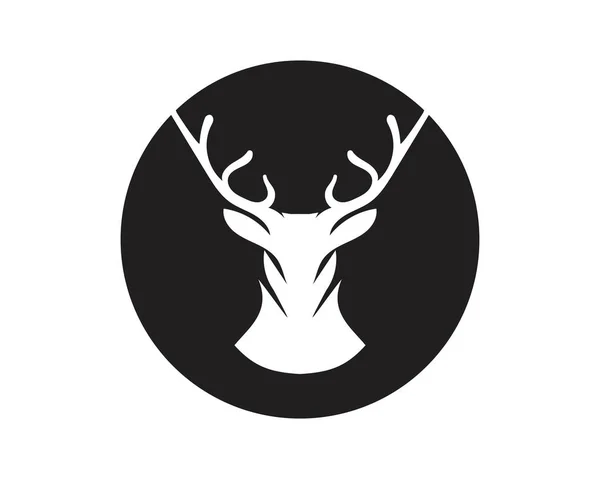 Progettazione illustrazione icona vettoriale cervi — Vettoriale Stock