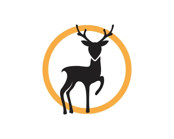 Deer vector icon illustration design — Stock Vector