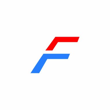 F harfi vektör simgesi