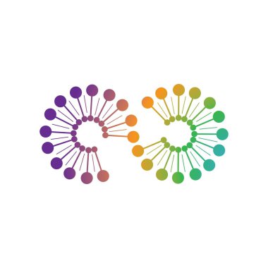 Karahindiba çiçek logosu vektör